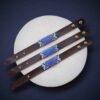 Leather & Copper Bracelet Minakari - Artistic Raika