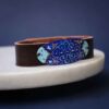 Leather & Copper Bracelet Minakari - Artistic Yavar