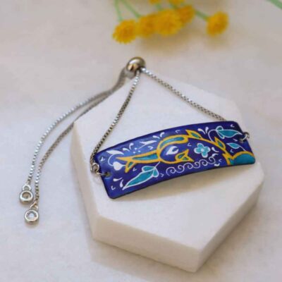 Persian Minakari Jewelry Set Model Arghavan