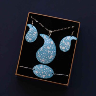 Persian Minakari Jewelry Set Model Darya