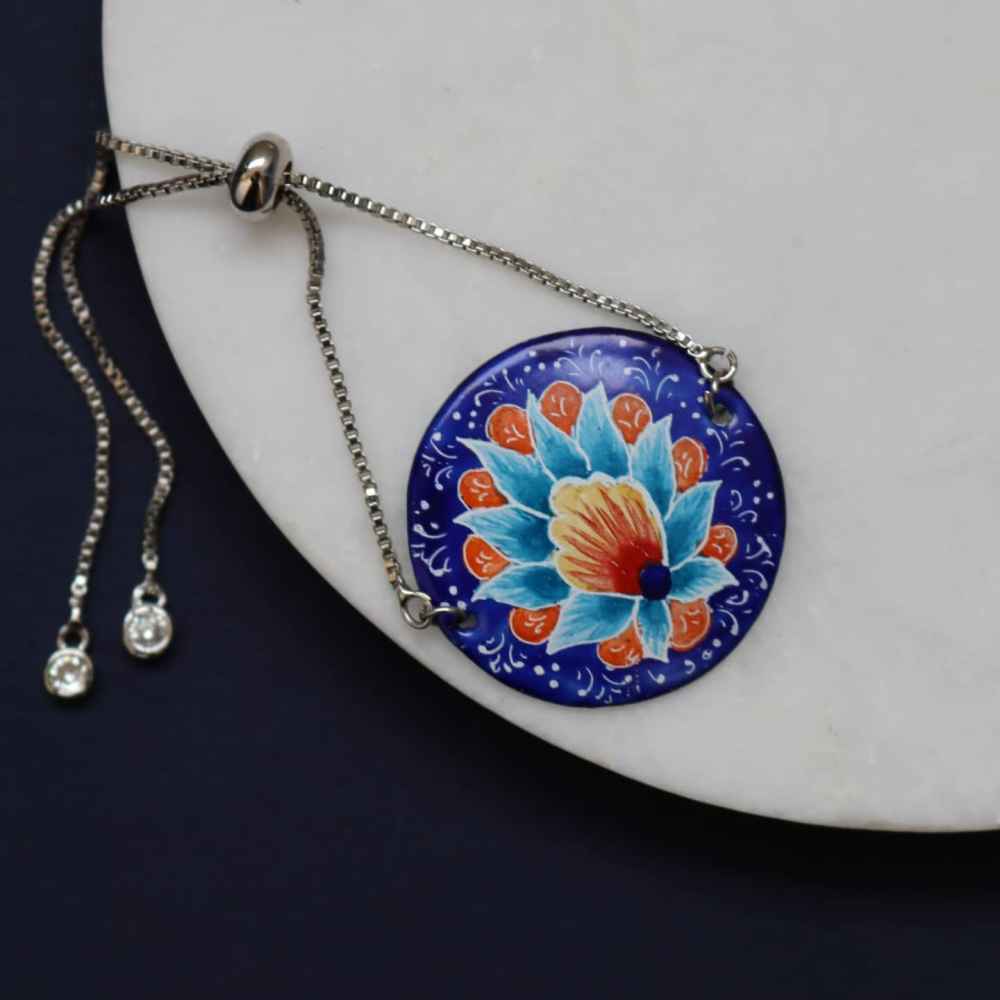 Persian Minakari Jewelry Set Model Lotus