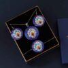 Persian Minakari Jewelry Set Model Lotus