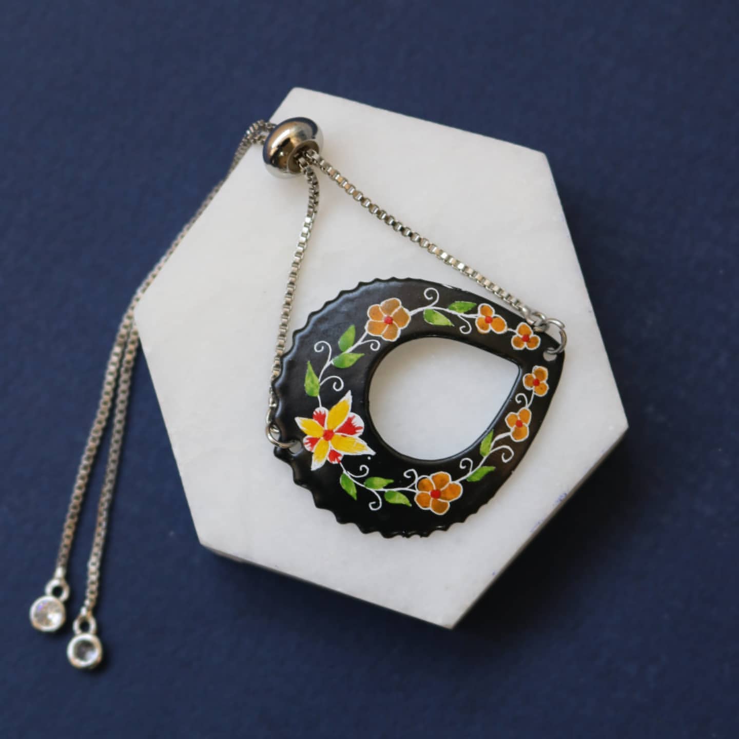 Persian Minakari Jewelry Set Model Mahfar