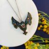 Persian Minakari Jewelry Set Model Meshkin