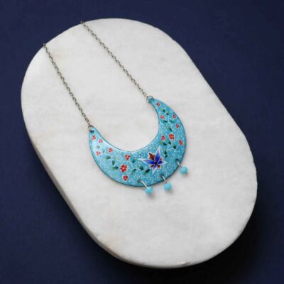 Persian Minakari Jewelry Set Model Nil