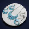 Persian Minakari Jewelry Set Model Nil