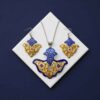 Persian Minakari Jewelry Set Model Taban