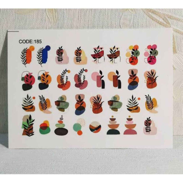 Persian Nail Stickers Model Barg