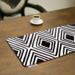 Persian Elegance Velvet Table Runner Model Modern
