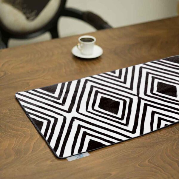 Persian Elegance Velvet Table Runner Model Modern