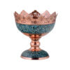 Decorative Bowl Persian Artisan-Crafted Turquoise Inlay Ronika