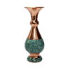 Handcrafted Decorative Persian Inlaid Turquoise Copper Vase Shiva