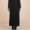 Elegant Abaya for Muslim Women with Black Soft Fabric