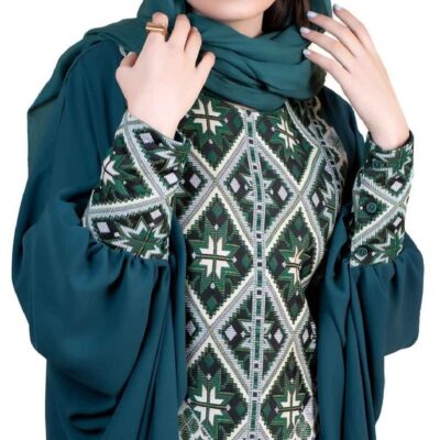 Elegant Butterfly Abaya for Women – Persian-Inspired with Front Open Style