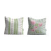 Velvet Cushion Cover - Cute Flowers Design (Set of 2)