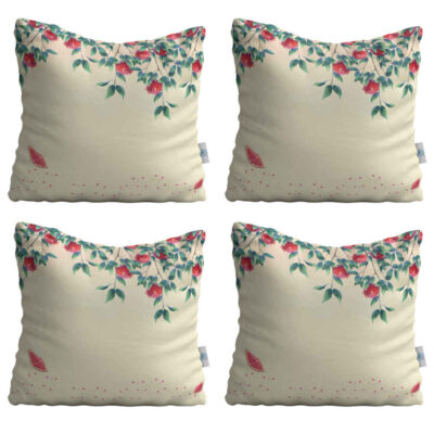 Velvet Cushion Set – Baharan Design (Set of 4)