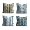 Set of 4 Velvet Cushion Model Daria