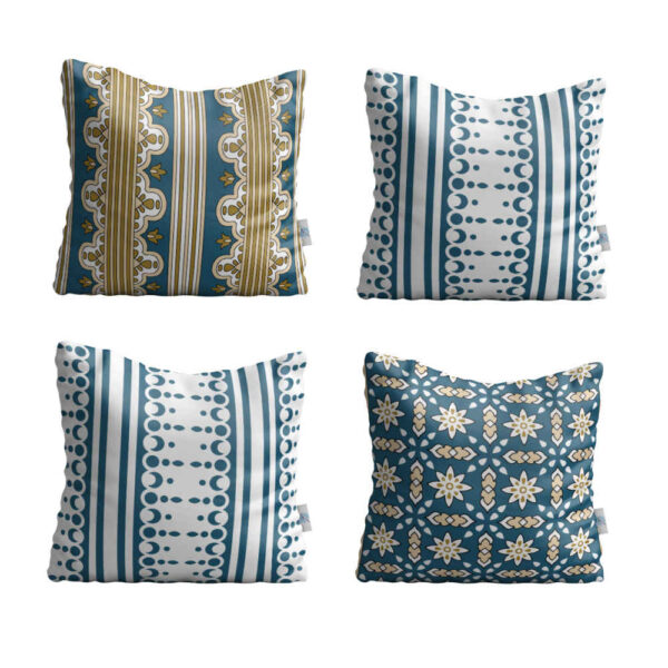 Set of 4 Velvet Cushion Model Daria