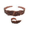 Set of Copper Bracelet & Ring Model Bahar
