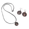 Copper Necklace & Earring Set Model Rokh