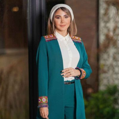 Set of Persian Manto & Pants Model Sonati