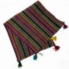 Authentic Persian Jajim Flat-Woven Striped Rug Golnar
