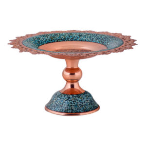 Turquoise Inlaid Persian Candy Dish Model Rima