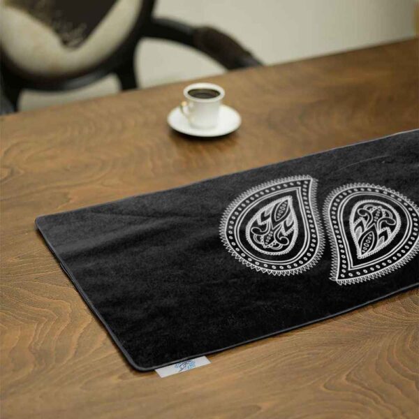 Persian Elegance Velvet Table Runner Model Tradition