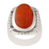 Islamic Yemeni Aqeeq Silver Ring for Men Ya Ali