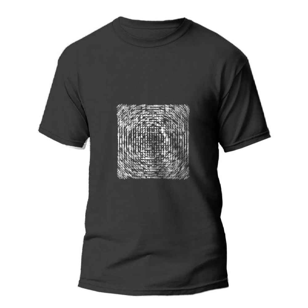 Black T-Shirt Model Distortion