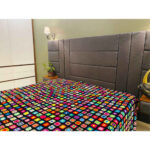 Cotton Crochet Bedspread – Afghan Style Colorful Blanket – Armita