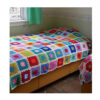 Cotton Crochet Bedspread – Afghan Style Colorful Blanket – Parvin