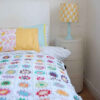 Cotton Crochet Bedspread – Colorful Afghan Style Blanket – Taban