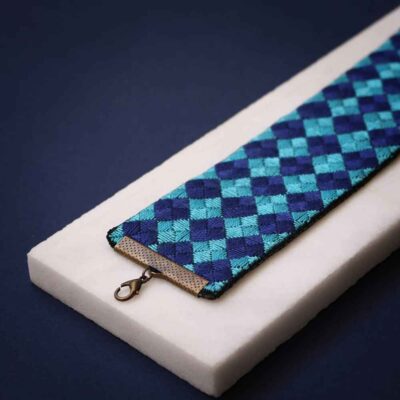 Persian Embroidered Bracelet Model Aseman