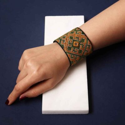 Persian Embroidered Bracelet Model Kiana