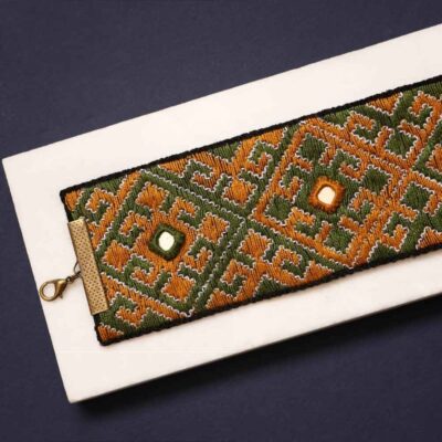 Persian Embroidered Bracelet Model Kiana