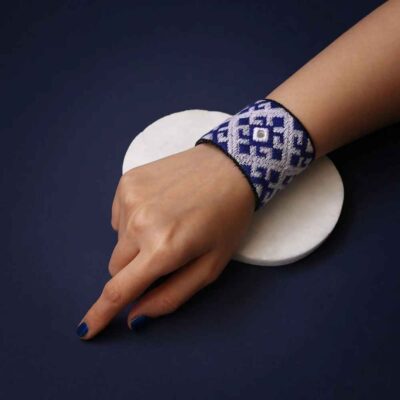 Persian Embroidered Bracelet Model Maryam
