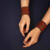 Persian Embroidered Bracelet Model Rima