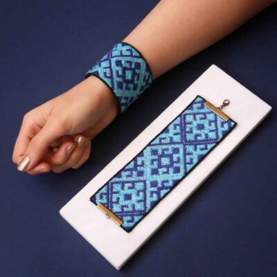 Persian Embroidered Bracelet Model Roya