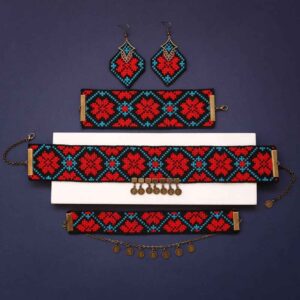 Embroidery jewelry Set Model Pegah