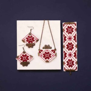 Embroidery jewelry Set Model Taraneh