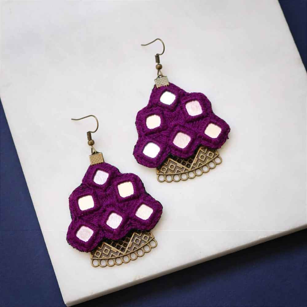 Embroidery jewelry Set Model Violet ShopiPersia