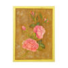 Original Flower Art Painting - Watercolor on Cardboard Roses by Samira Kazemzadeh