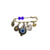 Evil Eye Safety Pin Brooch – Stylish Protection Accessory