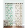 Printed Velvet Eyelet Curtain – Homa