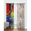 Printed Velvet Persian Eyelet Curtain – Calligraphy Vida