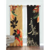 Printed Velvet Persian Eyelet Curtain – Calligraphy Yasaman