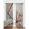 Printed Velvet Persian Eyelet Curtain – Calligraphy Yeganeh