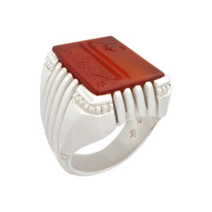 Islamic Akeek Men’s Silver Ring Model Ali