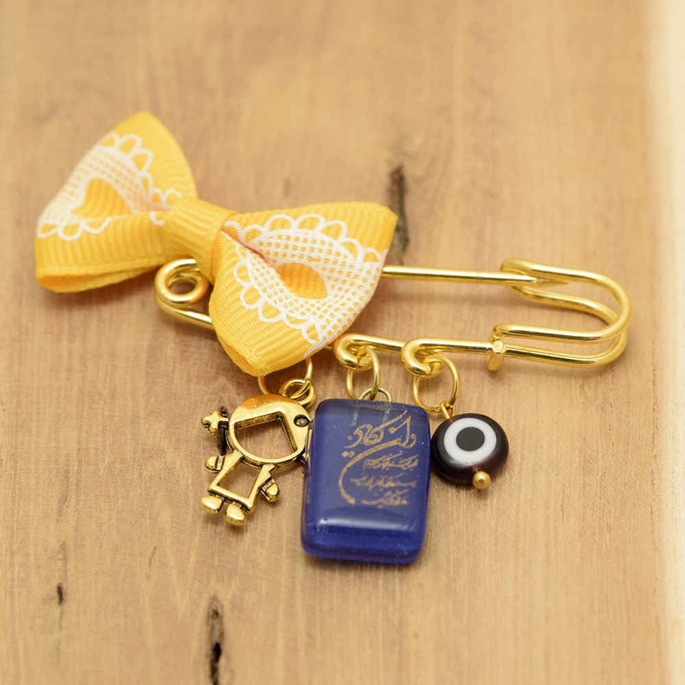 Islamic Safety Pin Brooch for Kids Girl